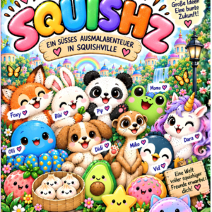 The Wonderful Adventures of Squishz – A Sweet Coloring Adventure in Squishville